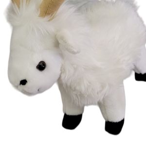 Fiesta White Plush Goat 11"  Billy Goat